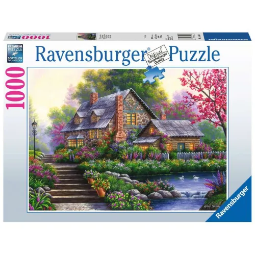 Ravensburger puzzel 1000 stukjes Romatische cottage